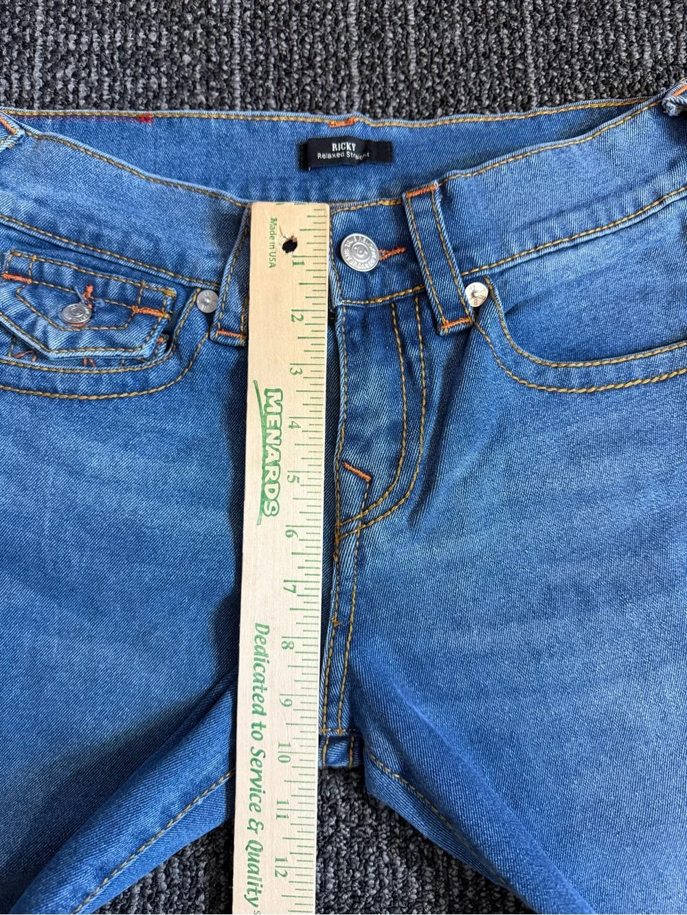 Authentic Y2K True Religion Jeans Light Wash Bootcut Size 28